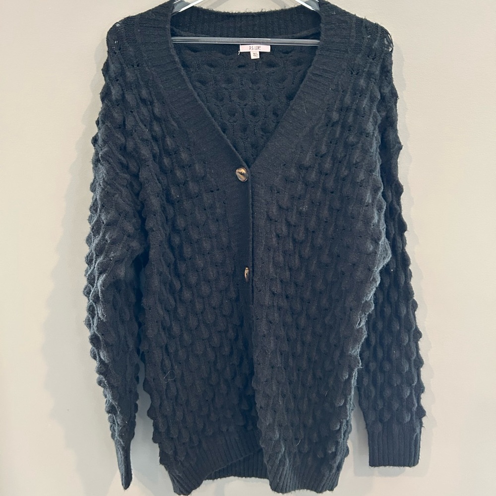 P.S. Love button up cardigan size M/L